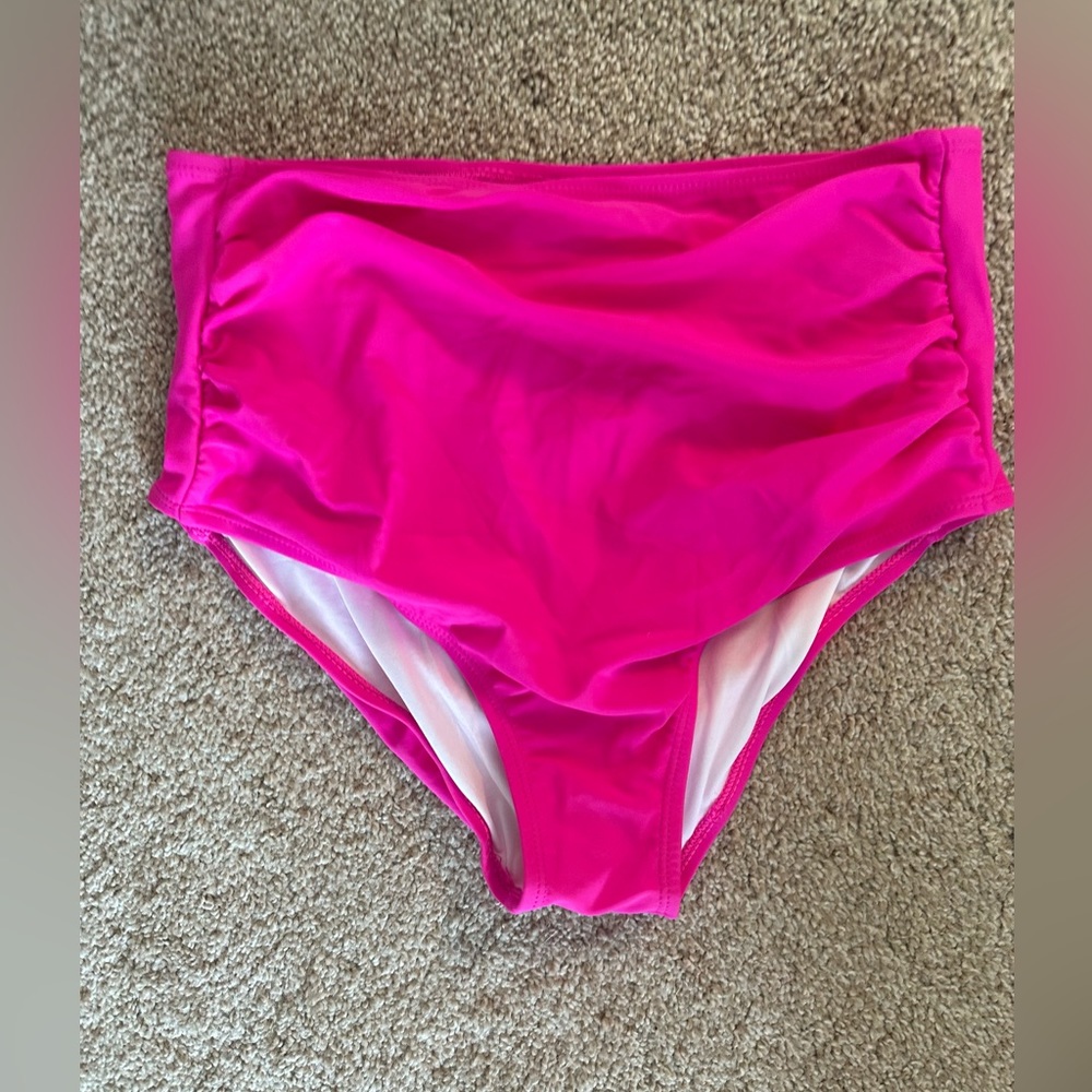 High waisted bikini bottom